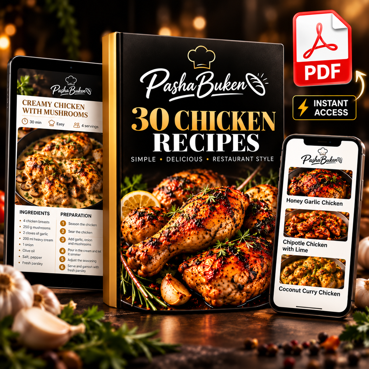 PashaBuken™ | 30 Hähnchenrezepte